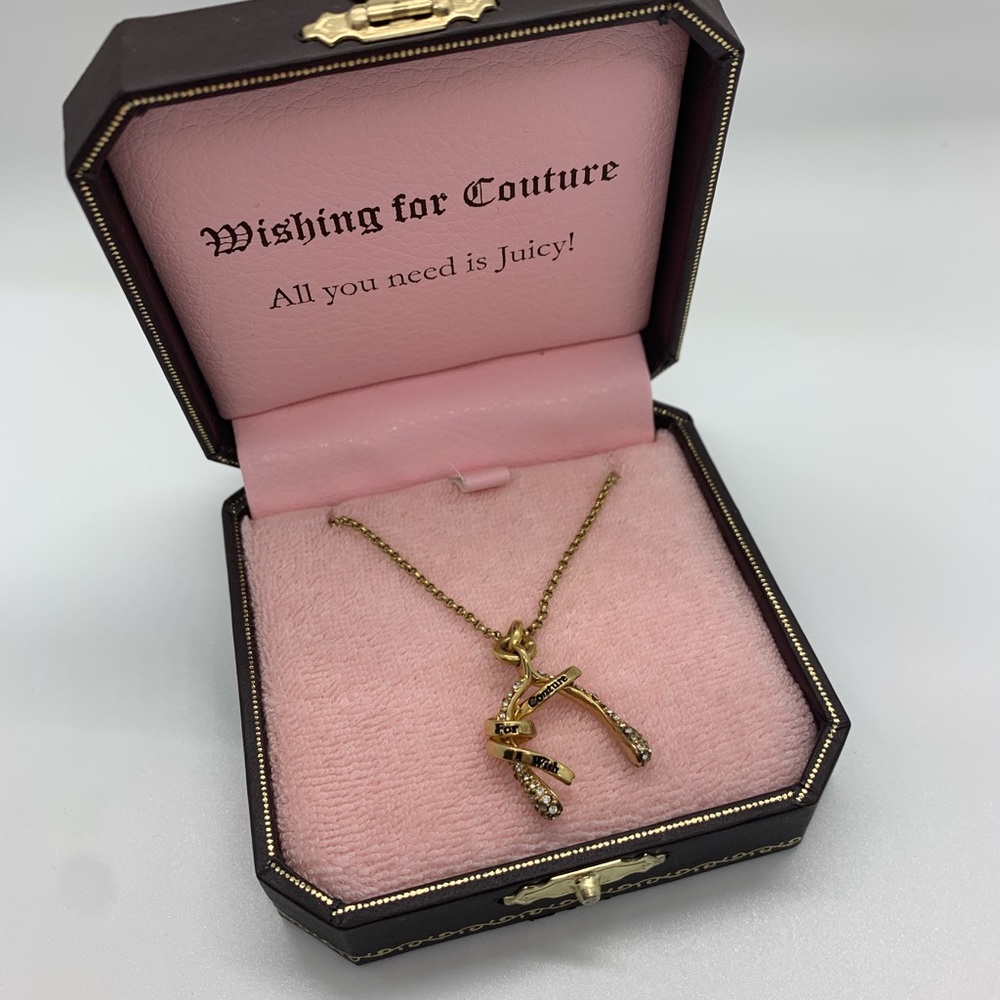Juicy Couture Wishbone Necklace